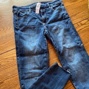 American eagle next level stretch cropped jeans